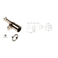 BMB 1181.200 ΚΛΕΙΔΑΡΙΤΣΑ OVAL ΜΕ ΜΟΝΗ ΣΤΗΡΙΞΗ