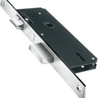 DOMUS 80540 ΚΛΕΙΔΑΡΙΑ ΜΕΣΟΠΟΡΤΑΣ ΜΕ ΤΕΤΡΑΓΩΝΗ ΠΛΑΚΑ NICKEL 40mm