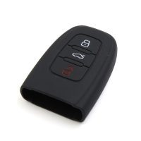 ΘΗΚΗ ΣΙΛΙΚΟΝΗΣ AUDI ΓΙΑ ΤΟ SMART KEY ΜΑΥΡΗ