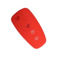 ΘΗΚΗ ΣΙΛΙΚΟΝΗΣ ΓΙΑ ΤΟ FORD SMART KEY ΚΟΚΚΙΝΗ