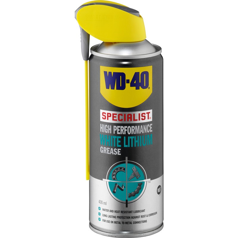 WD-40 SPECIALIST WHITE LITHIUM GREASE SPRAY- ΣΠΡΕΥ ΛΕΥΚΟΥ ΓΡΑΣΟΥ ΛΙΘΙΟΥ 400ML