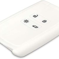 ΘΗΚΗ ΣΙΛΙΚΟΝΗΣ ΓΙΑ ΚΑΡΤΕΣ RENAULT ΜΕ 4 ΚΟΥΜΠΙΑ ΤΙΣ ΚΑΙΝΟΥΡΙΕΣ ΣΕ ΛΕΥΚΗ