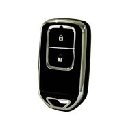 ΘΗΚΗ ΠΡΟΣΤΑΣΙΑΣ TPU ΣΕ ΜΑΥΡΟ-ΝΙΚΕΛ ΦΙΝΙΡΙΣΜΑ ΓΙΑ HONDA ΜΕ 2 ΚΟΥΜΠΙΑ