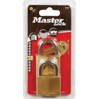 MASTERLOCK  ΣΕΤ ΛΟΥΚΕΤΑ ΜΕ ΤΟ ΙΔΙΟ ΚΛΕΙΔΙ ΜΠΡΟΥΤΖΙΝΑ 40MM